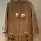 Northern Sun Vintage Gemini with Fur Hood Trim Inuit Eskimo Parka Coat - Large