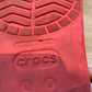Crocs Lightning McQueen Clog Shoe Red - Size 6W/8M