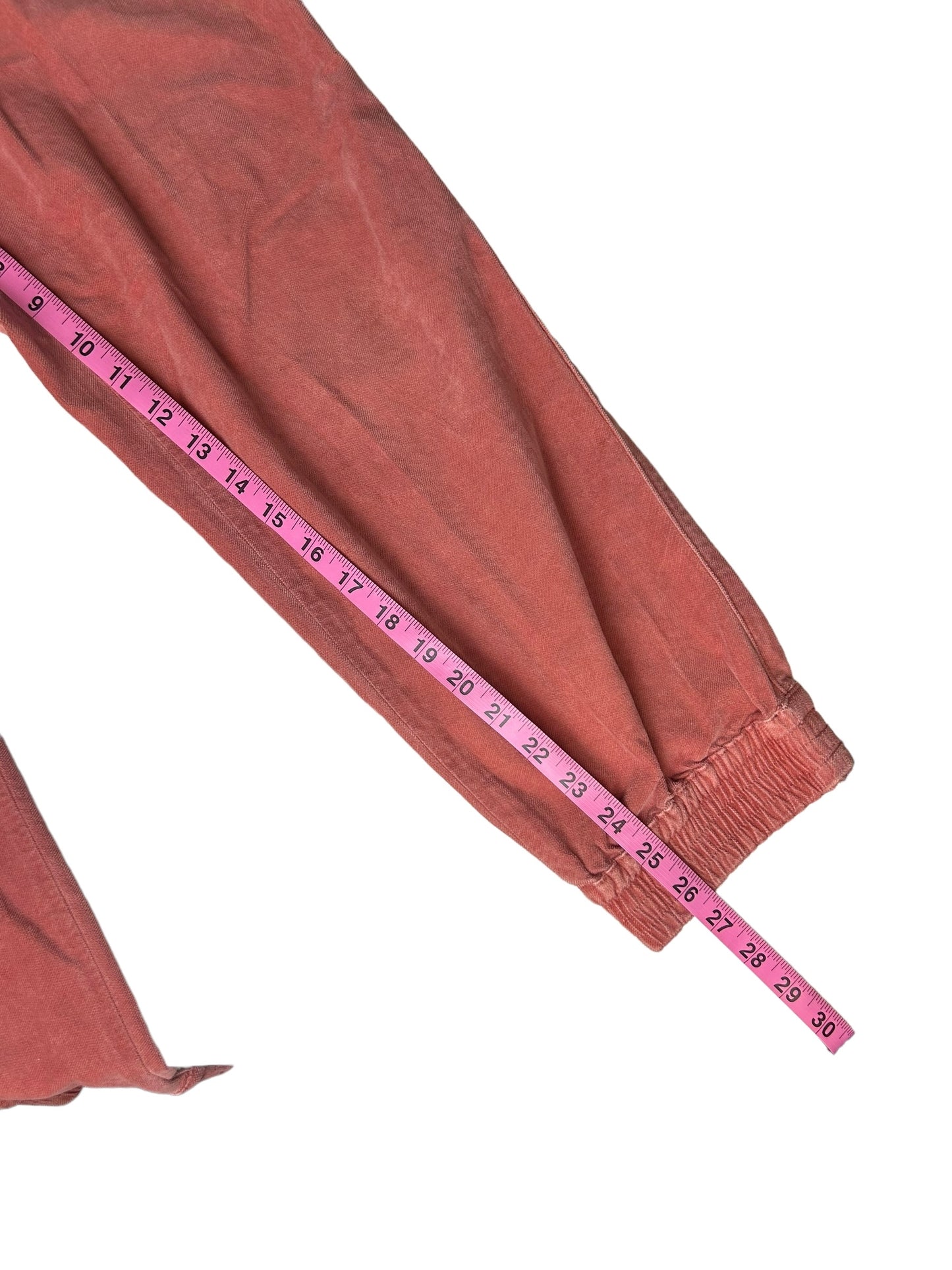 Anthropologie High Rise Women's Pants Vintage Red Suede - Size Small