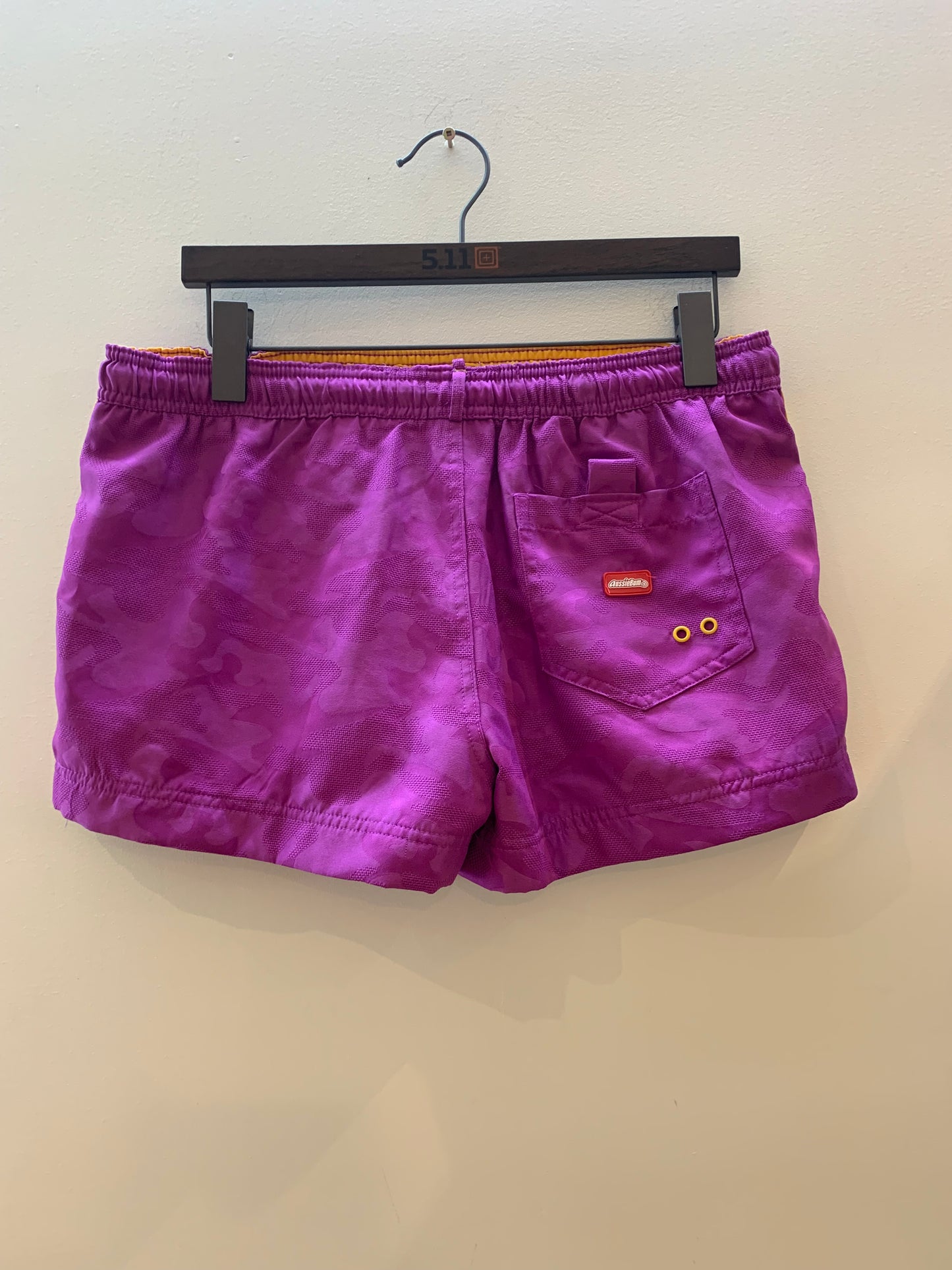 AussieBum Swim Shorts Purple Camo – Men's Size Medium