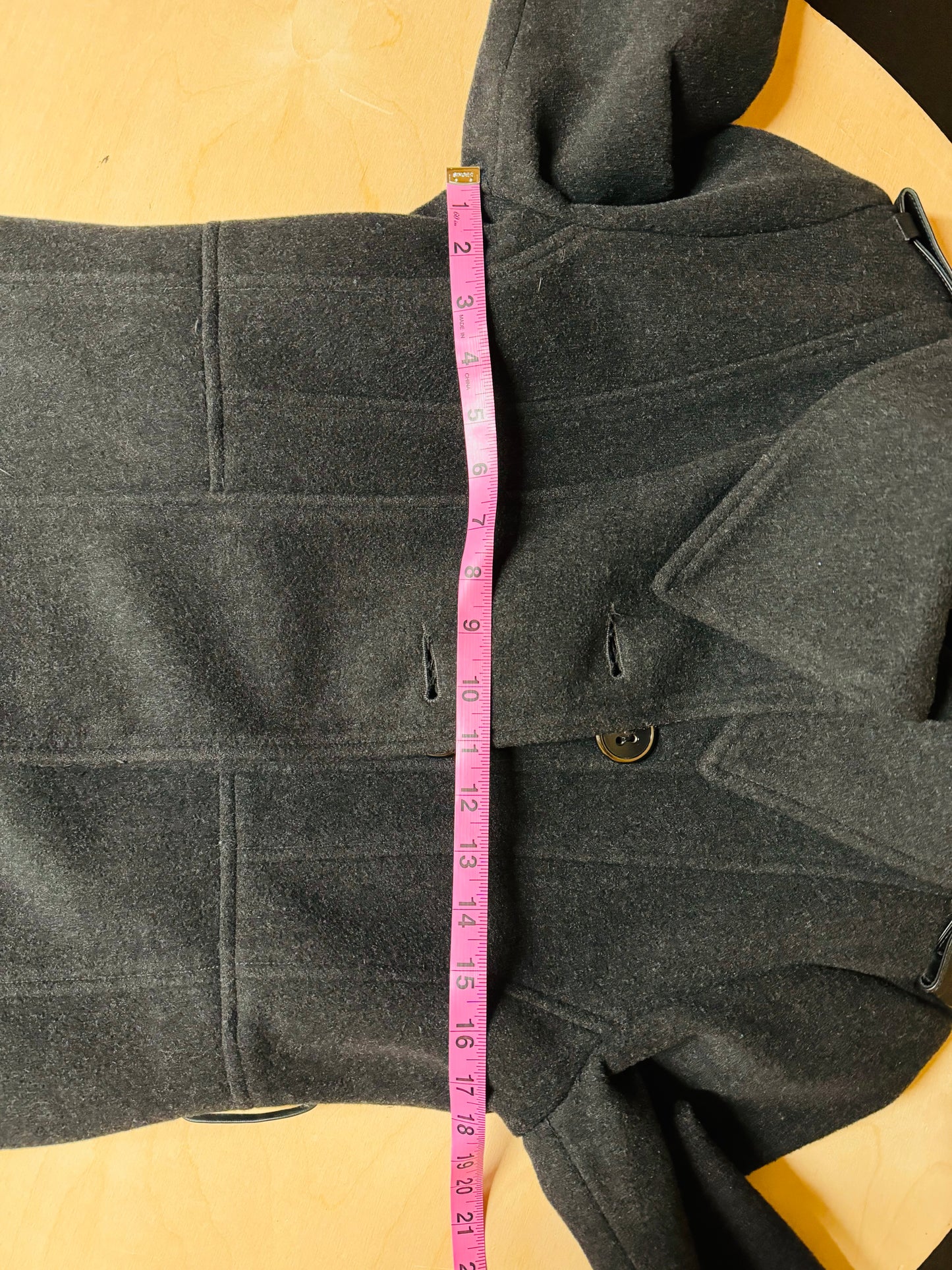 Mackage Semi Wool Cashmere Women's Long Coat Black - Size XL