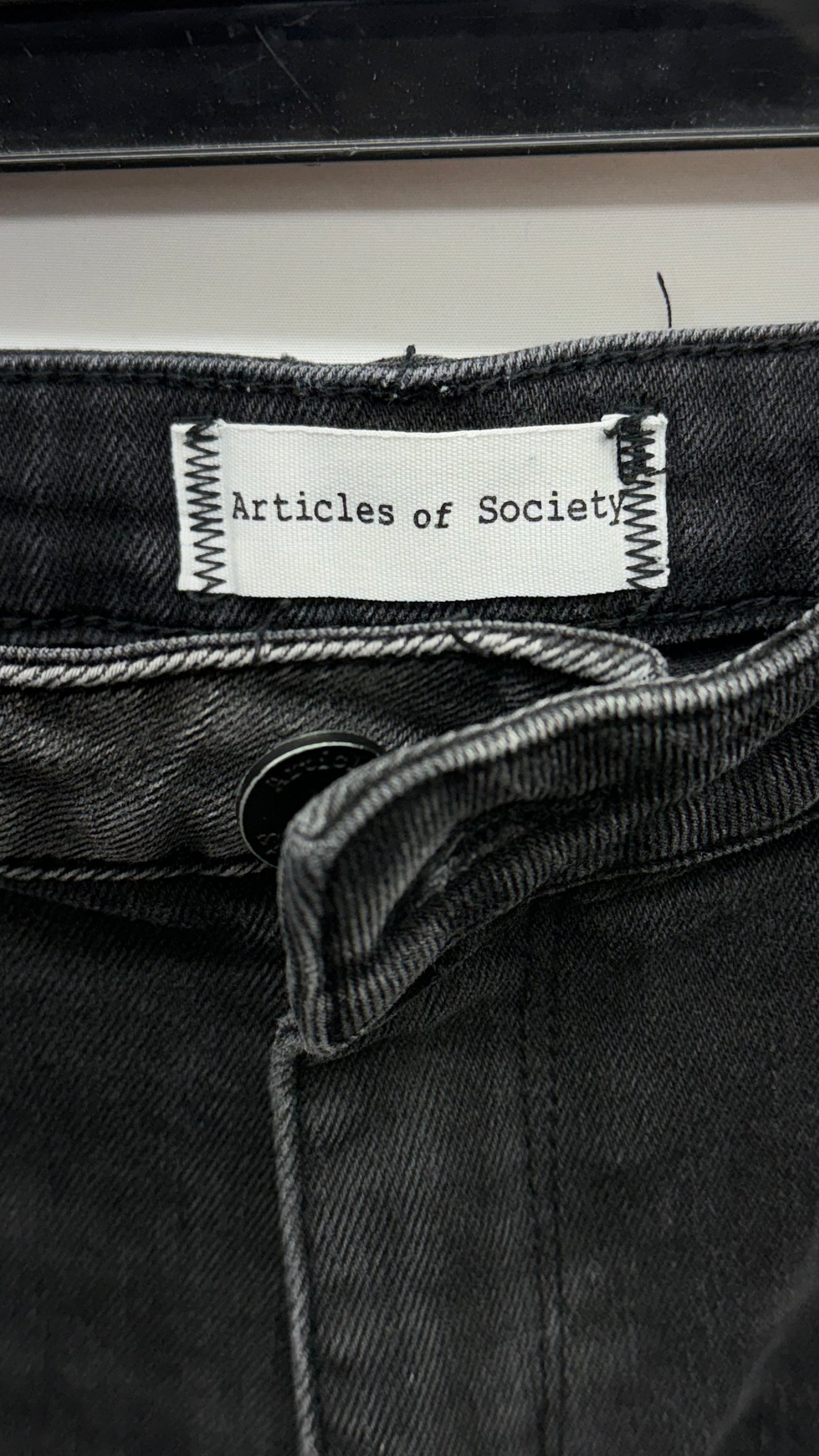 Articles of Society Women’s Denim Shorts Black - Size Medium