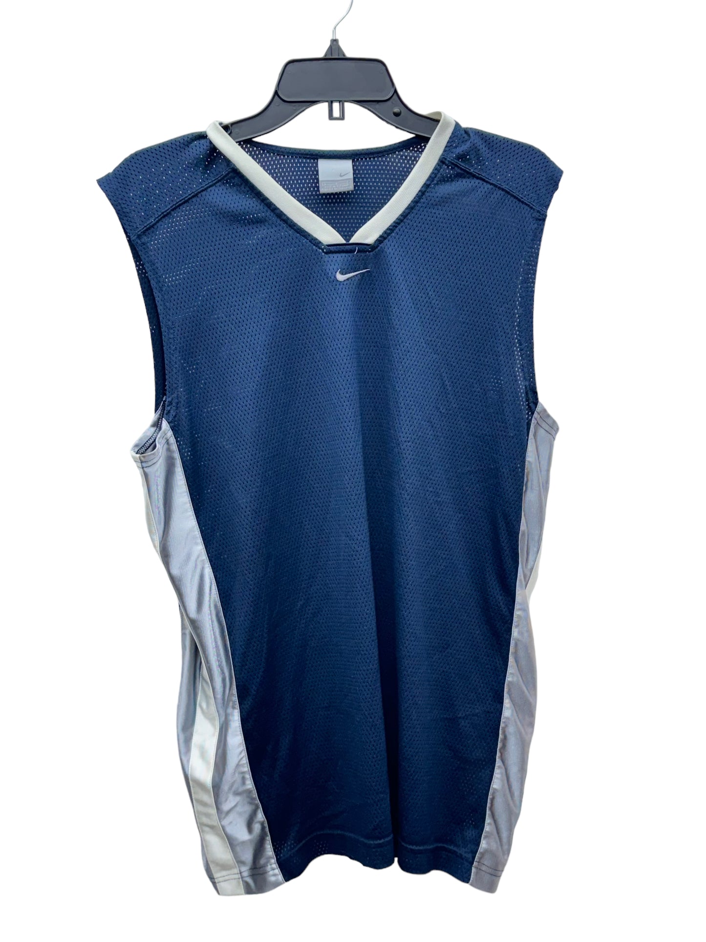 Vintage Nike Men’s Sleeveless Athletic T-Shirt Blue - Size Large