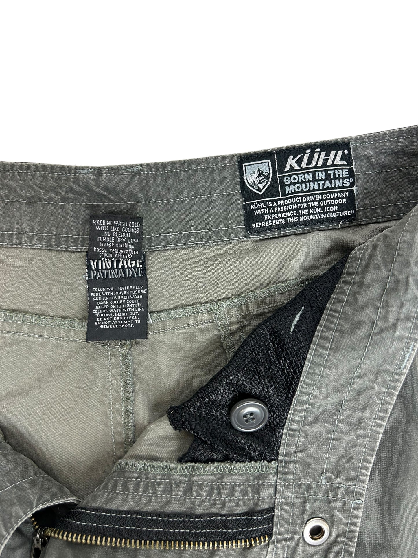 Kühl Active Mountain Men's Shorts 2 Pair Army Green, Grey - Size 38