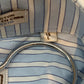 Peter Millar Striped Dress Shirt 100% Cotton Blue/White - Size 16/Large