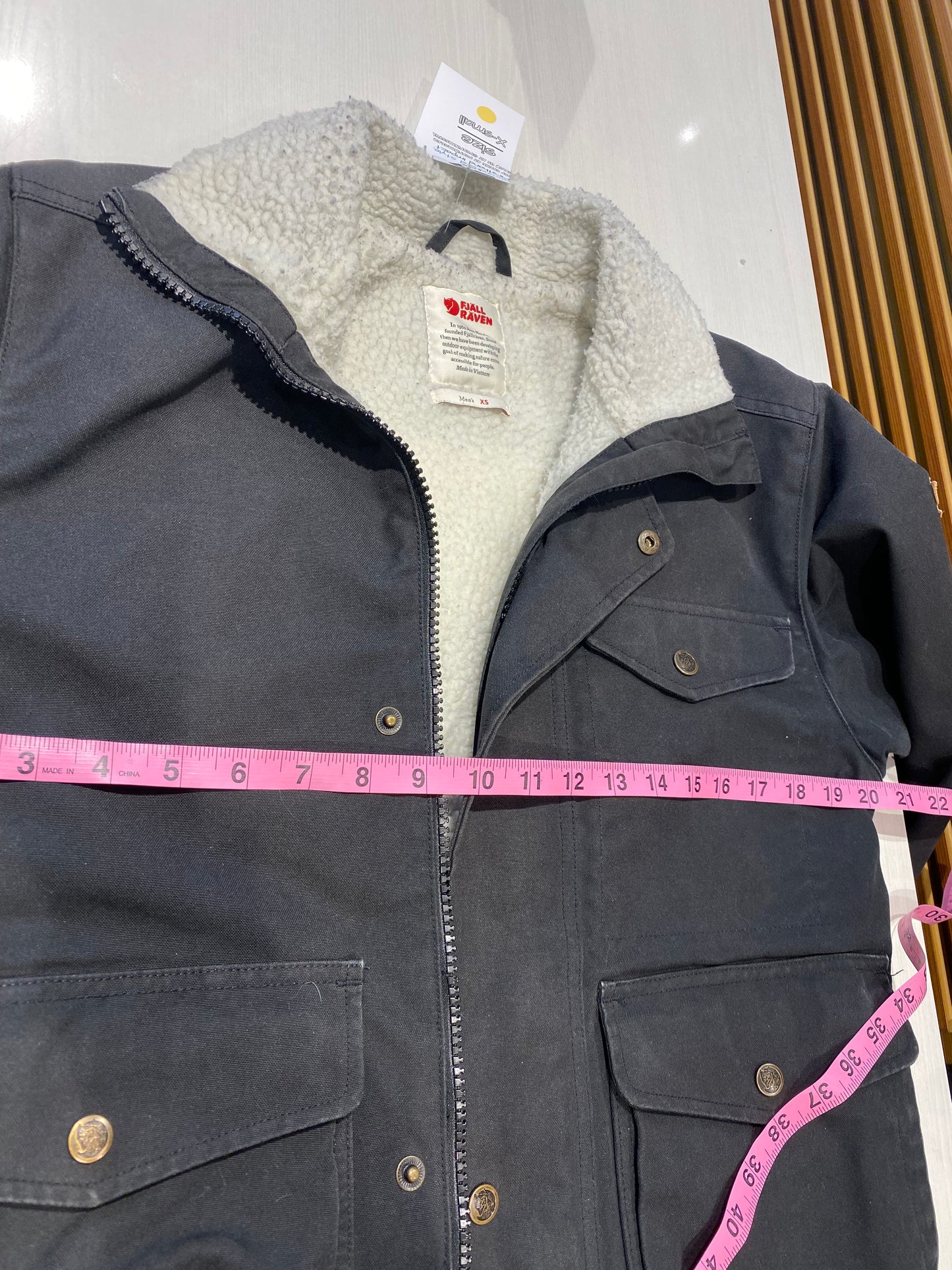 FJALLRAVEN Black G 10000 Greenland Winter Jacket - Men's XS