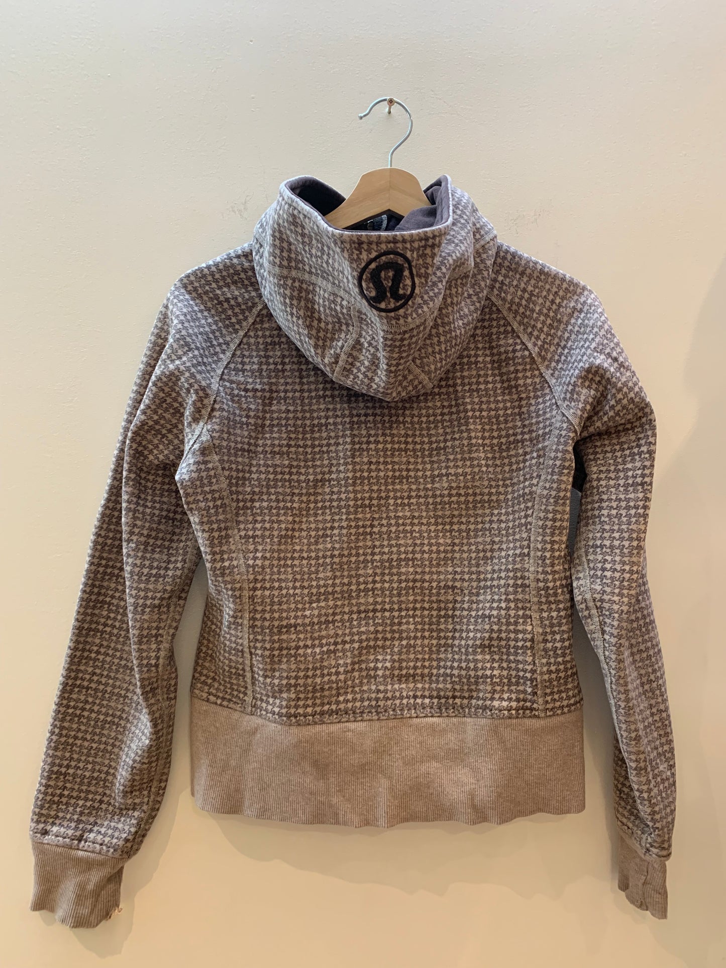 Lululemon Scuba Hoodie Houndstooth Print - Women's Size 6