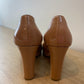 Prada Nude Patent Leather Platform Heels – Size 38