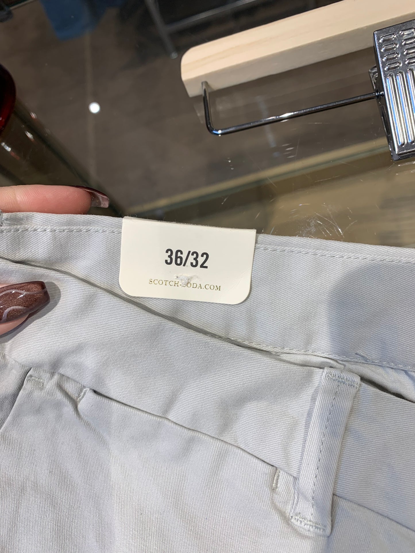 Scotch And Soda Stuart Stretch Chinos Regular Slim Fit - Size 36 x 32