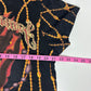 Christian Audigier y2k Men's Black Rose Graphic Tee Multicolor - Size XXL