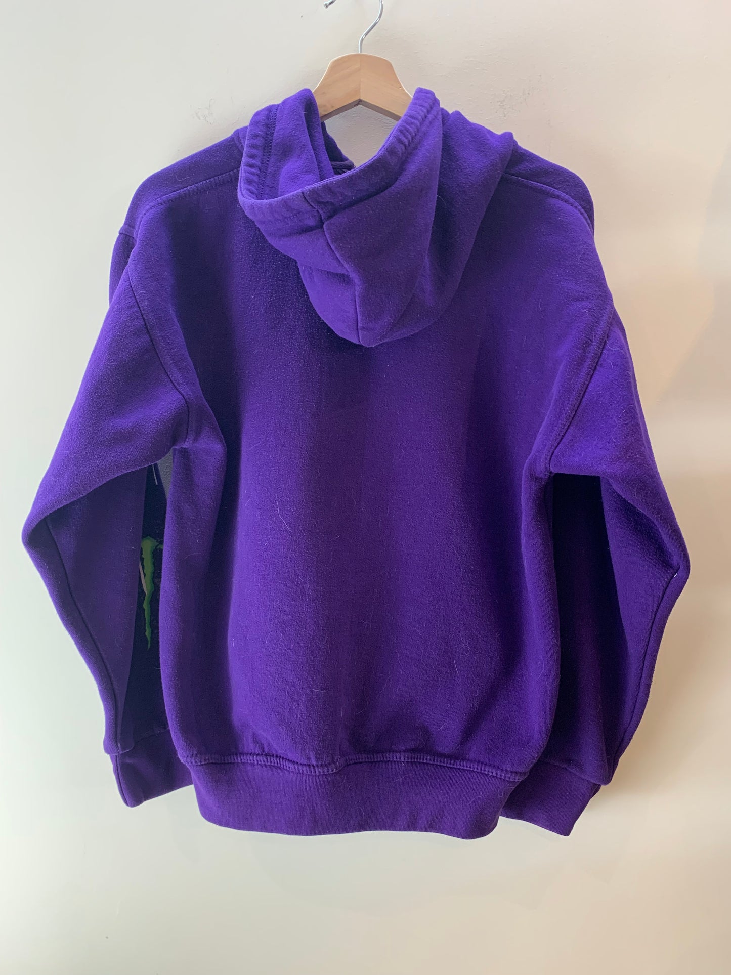 DC Monster Vintage Y2k Zip Up Hoodie Purple - Size Small