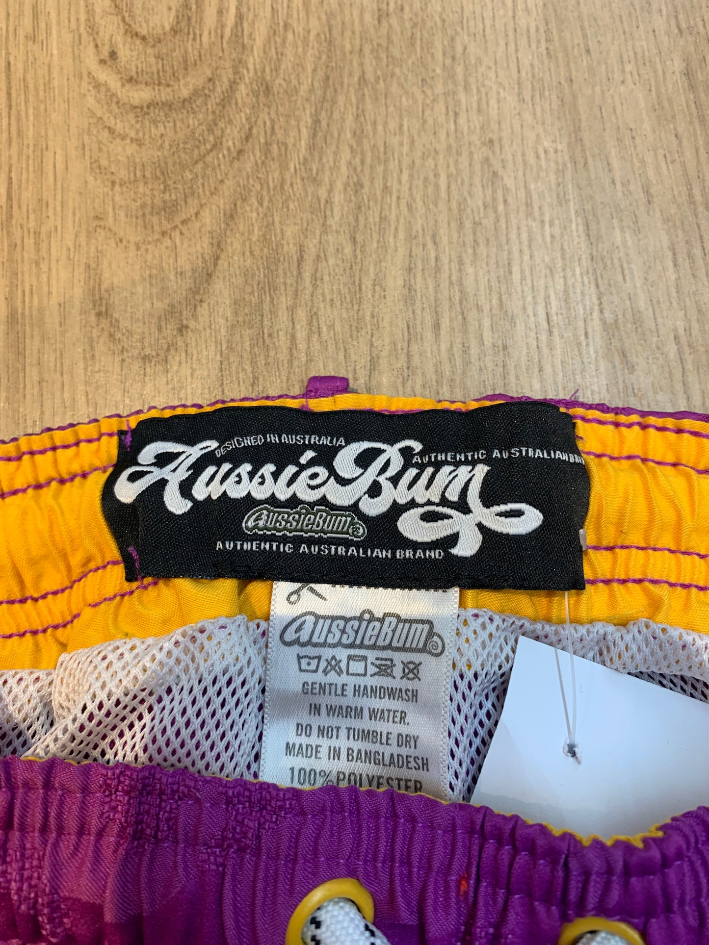 AussieBum Swim Shorts Purple Camo – Men's Size Medium