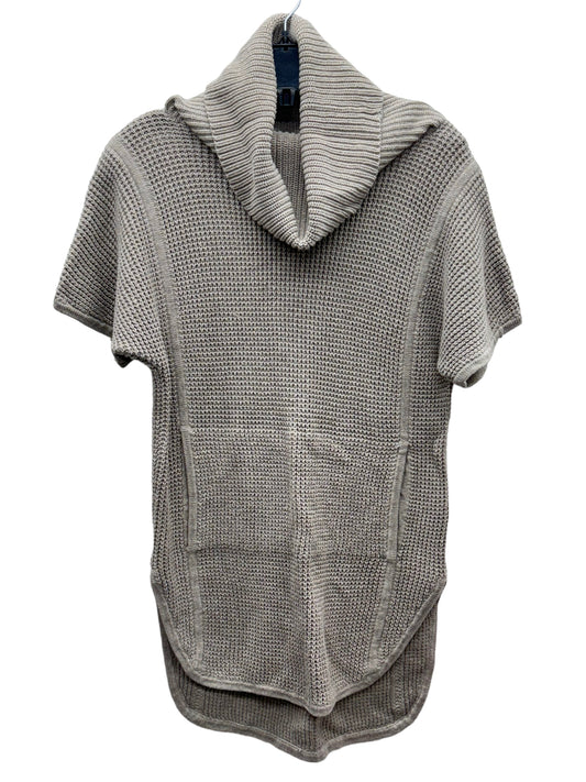 UGG Cotton Turtle Neck Short Sleeve Women's Sweater Brown - Size Medium