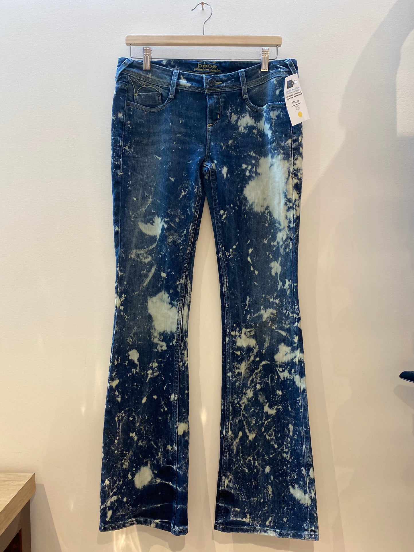 Bebe Premium Denim Jeans Flare Y2K - Size 29