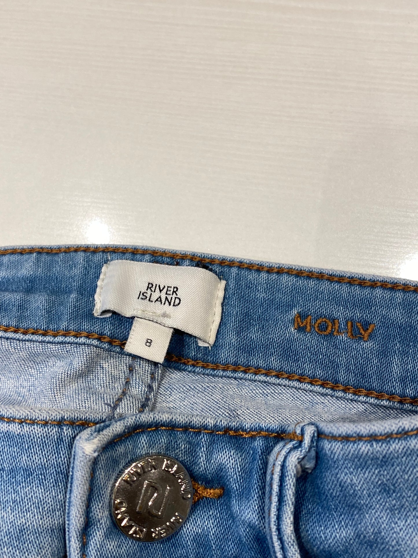River Island Molly Denim Jeans Blue - Women's Size 8