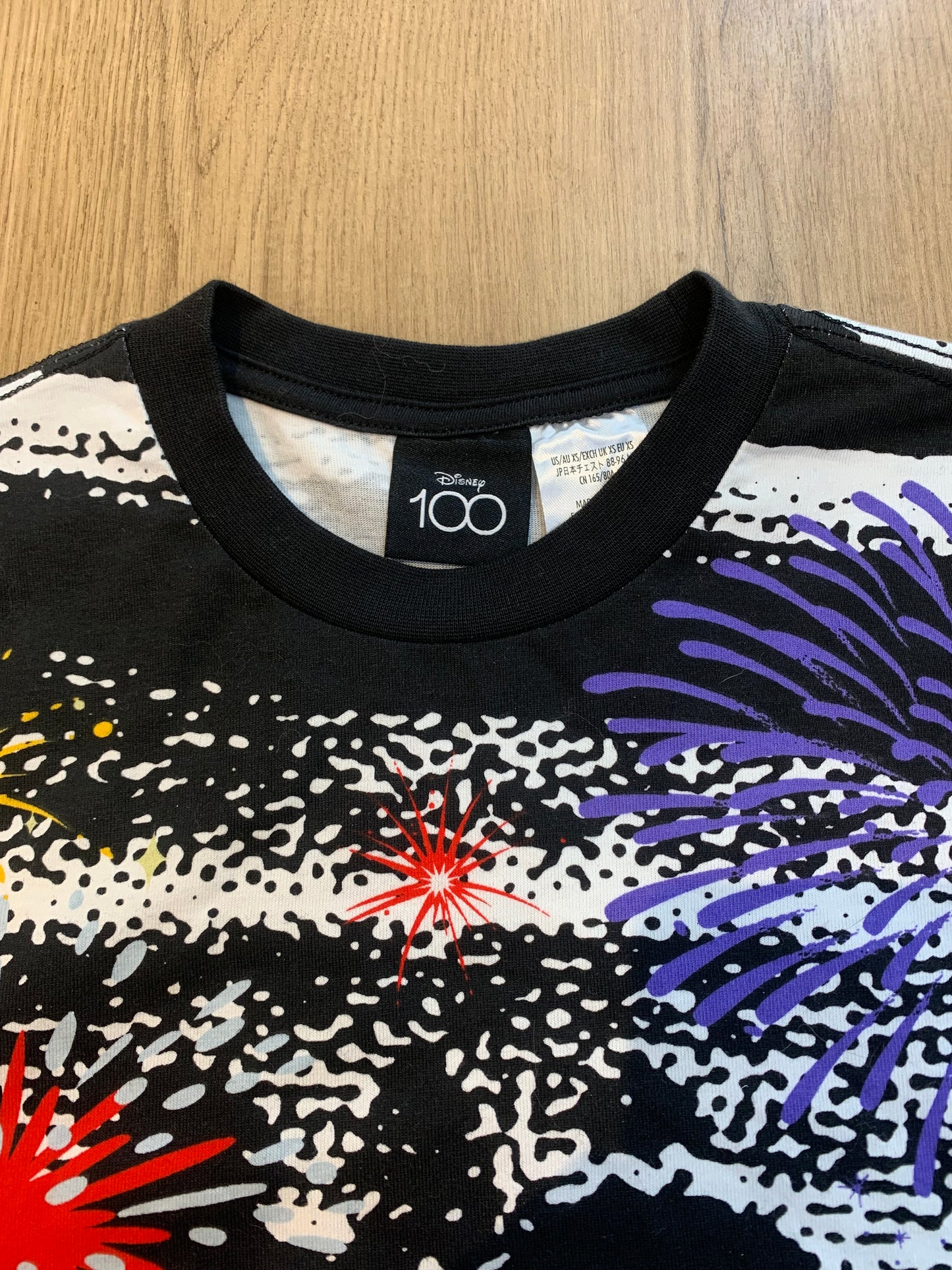 Disney 2003 Long Sleeve Thick Shirt All Over Print (BNWT) - Size Small