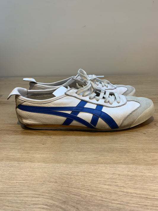 Asics Onitsuka Tiger Shoes White/Blue/Grey - Size 8.5