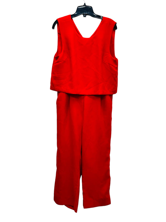 Just Female Women’s Jumpsuit Sleeveless Red - Size Small