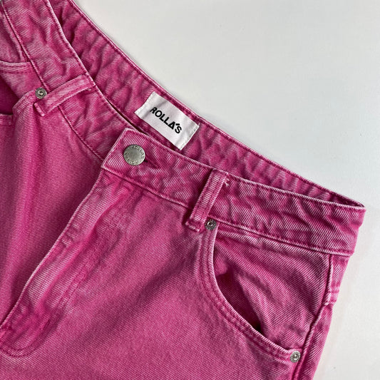 Rolla’s High Rise Straight Women's Jeans Pink - Size 27