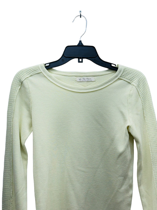 We The Free Knit Women's Long Sleeve Shirt Green - Size Small