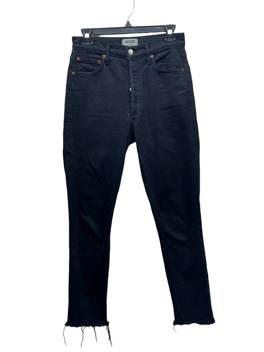 Agolde Los Angeles Premium Cotton Women's High Rise Jeans Black - Size 27