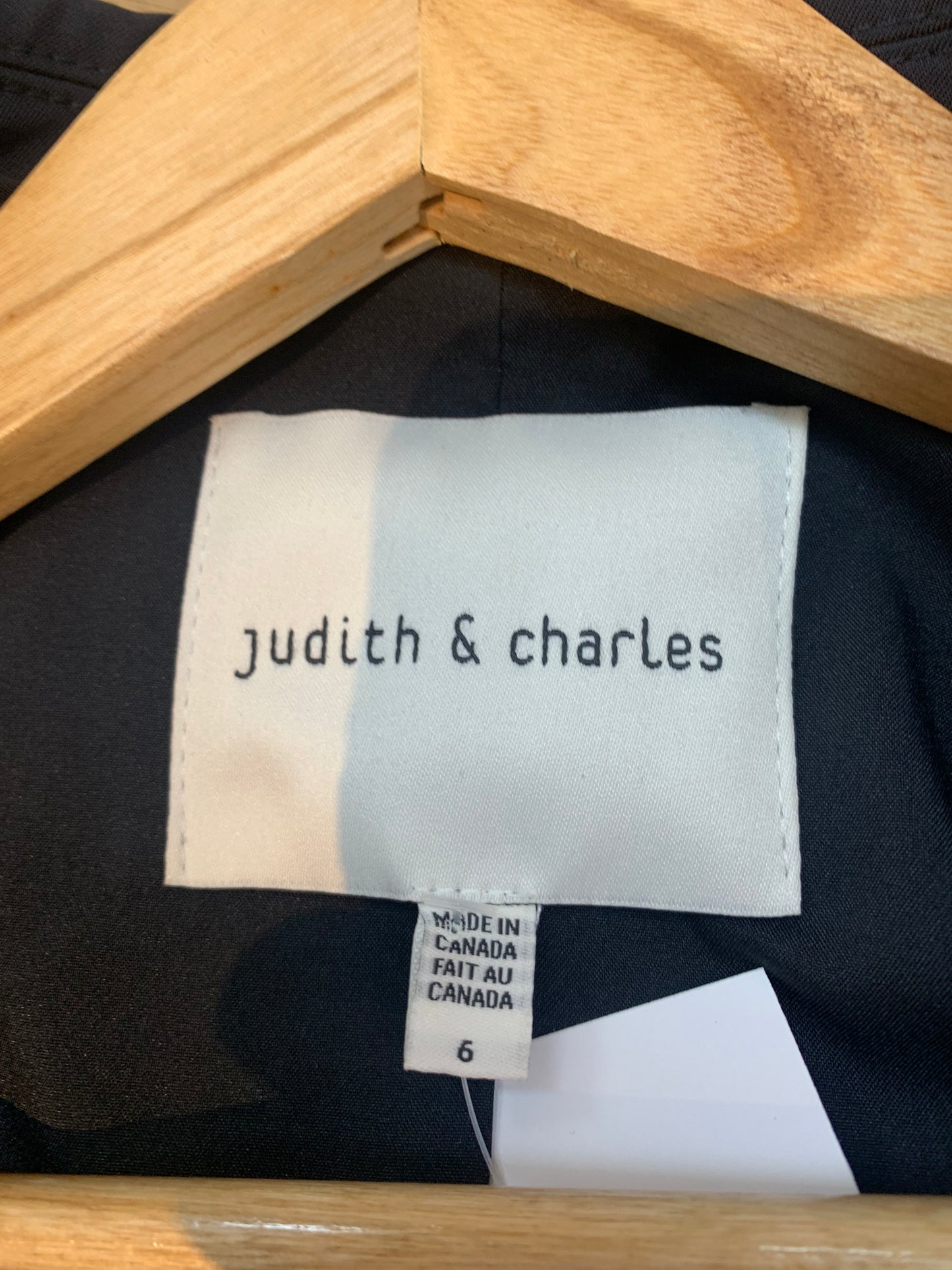 Judith & Charles Oversized Blazer Navy Blue - Size 6