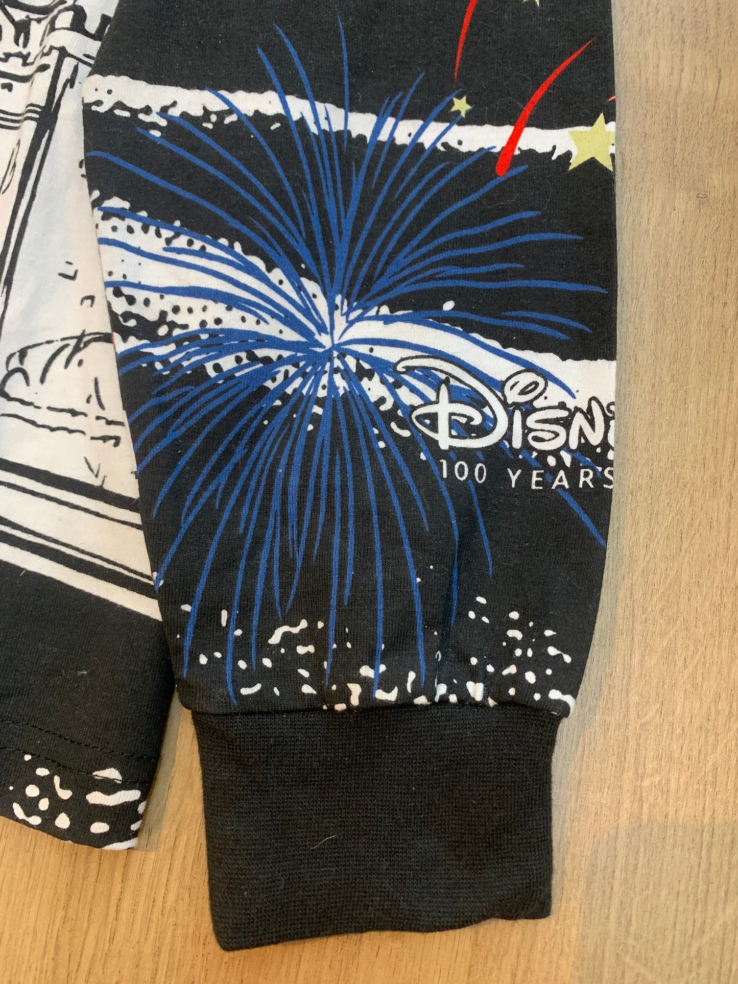 Disney 2003 Long Sleeve Thick Shirt All Over Print (BNWT) - Size Small