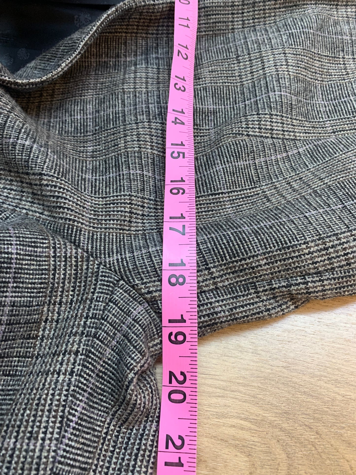 Maison Scotch Tweed Plaid Blazer - Size 2