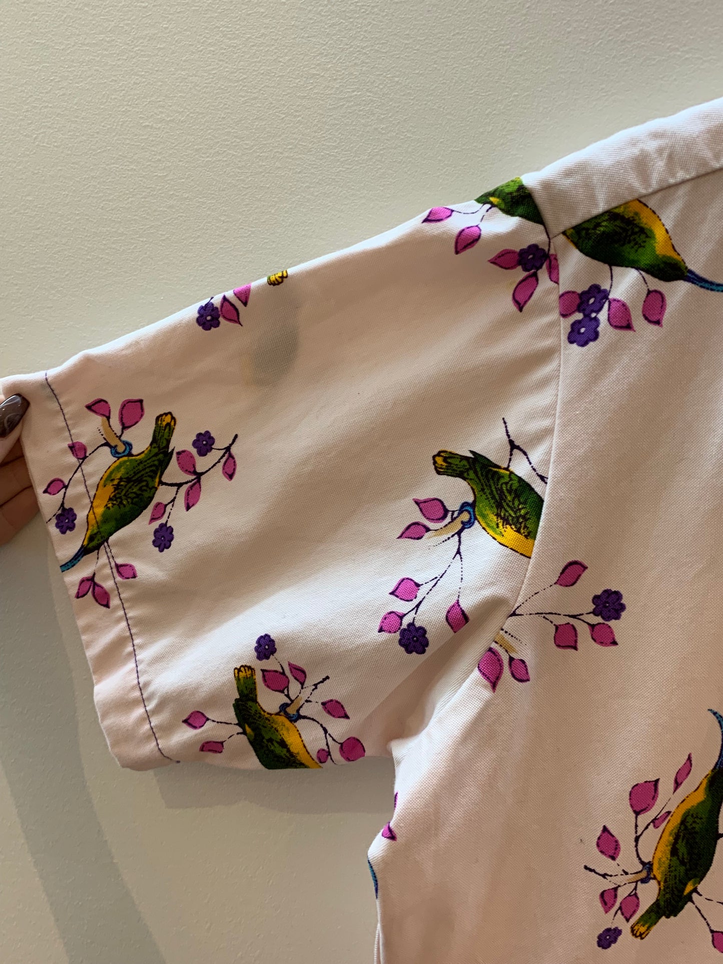 Otaheite Lahaina Hawaiian Shirt Pink floral - Men's Size Large