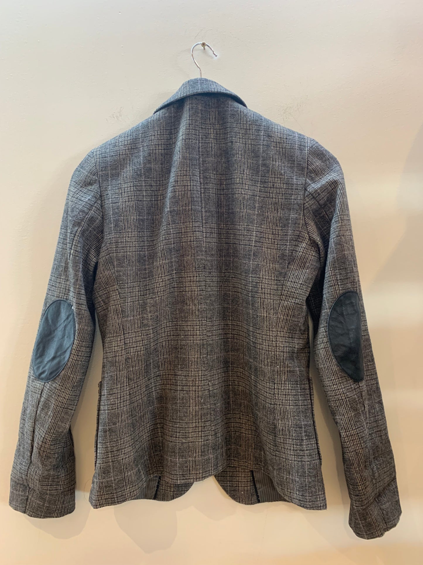 Maison Scotch Tweed Plaid Blazer - Size 2