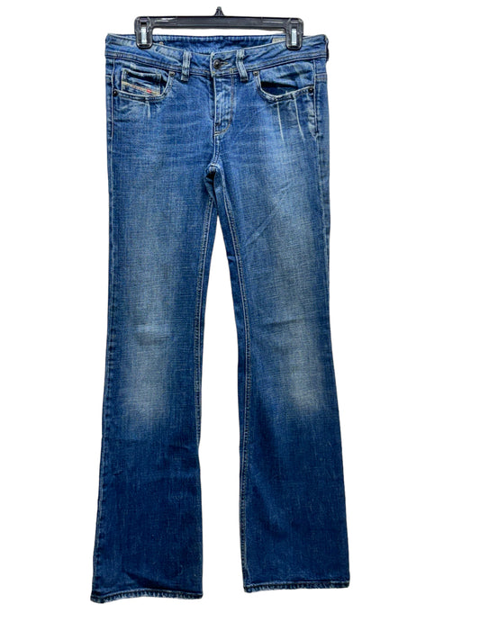 Men's Denim Jeans Stretchable Solid Faded Denim Logan-Straight Fit Jeans -  30
