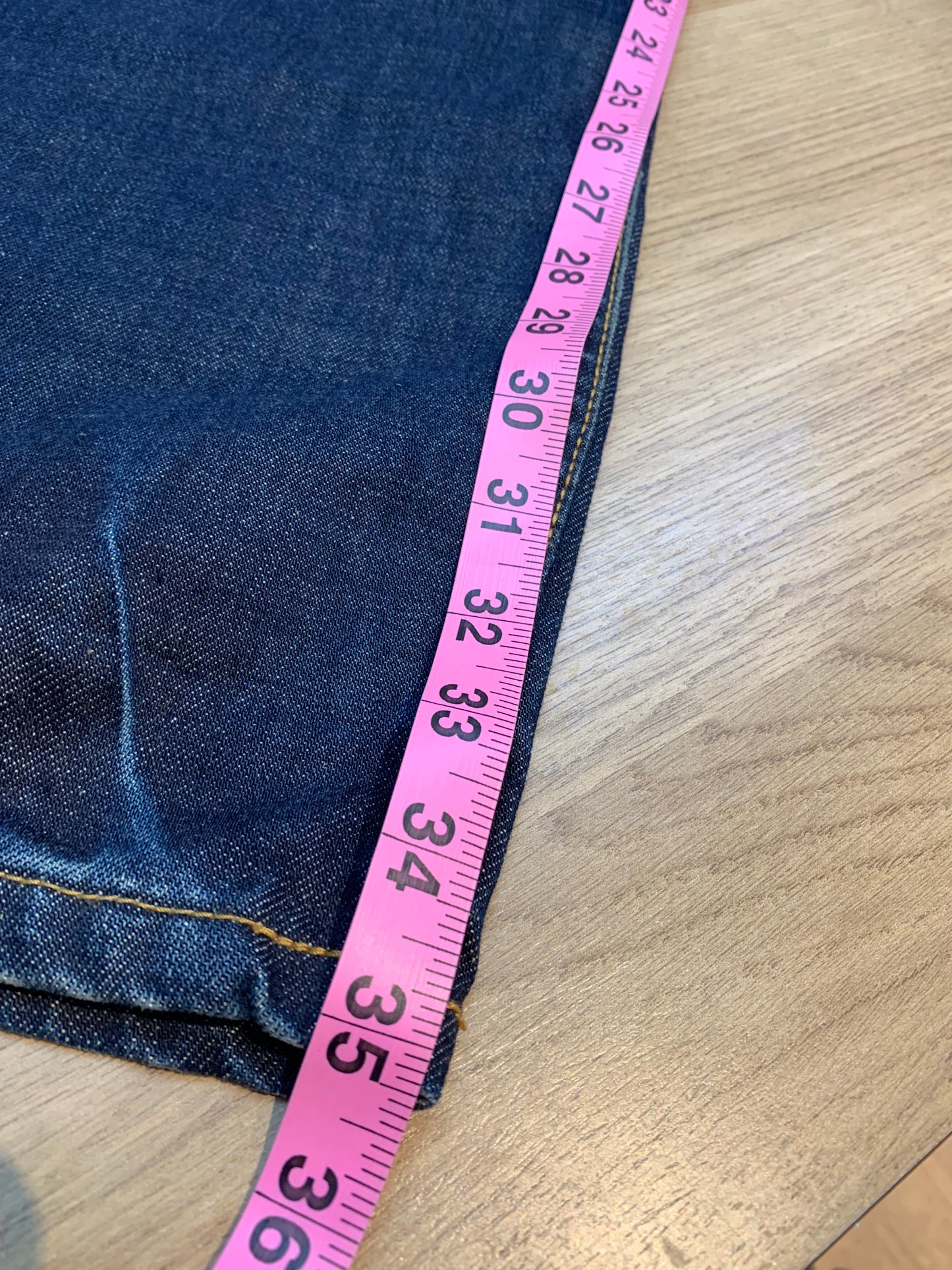 Lee "1920s" 101 B Straight Leg Denim Jeans Cowboy Tall Blue - Size 30 x 36