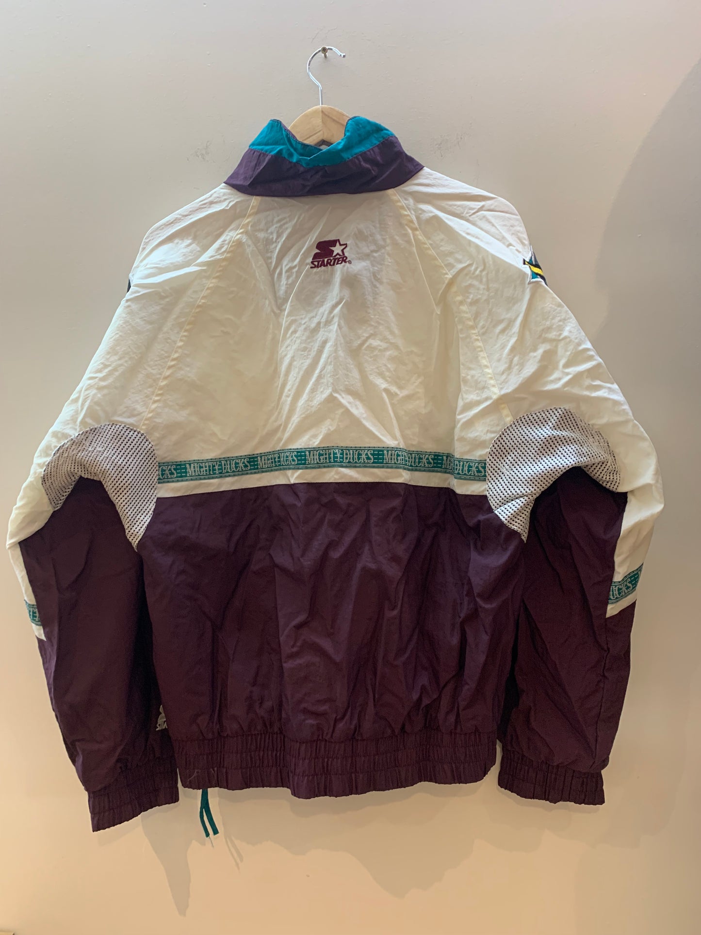 Starter Mighty Ducks Vintage 90's Windbreaker Jacket - Medium