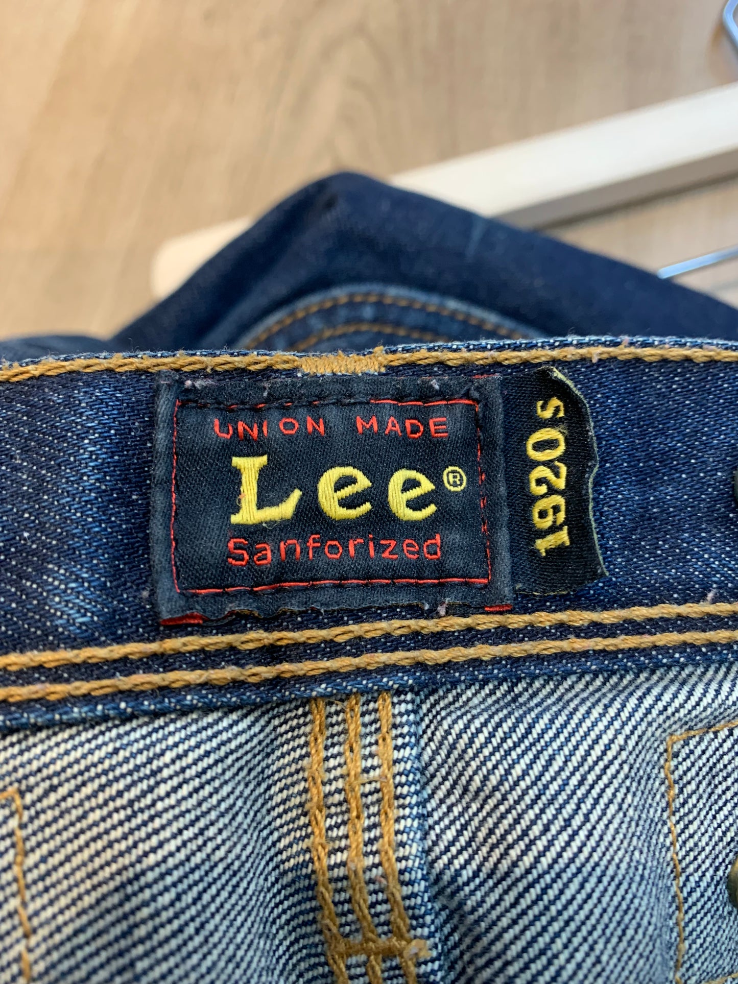 Lee "1920s" 101 B Straight Leg Denim Jeans Cowboy Tall Blue - Size 30 x 36