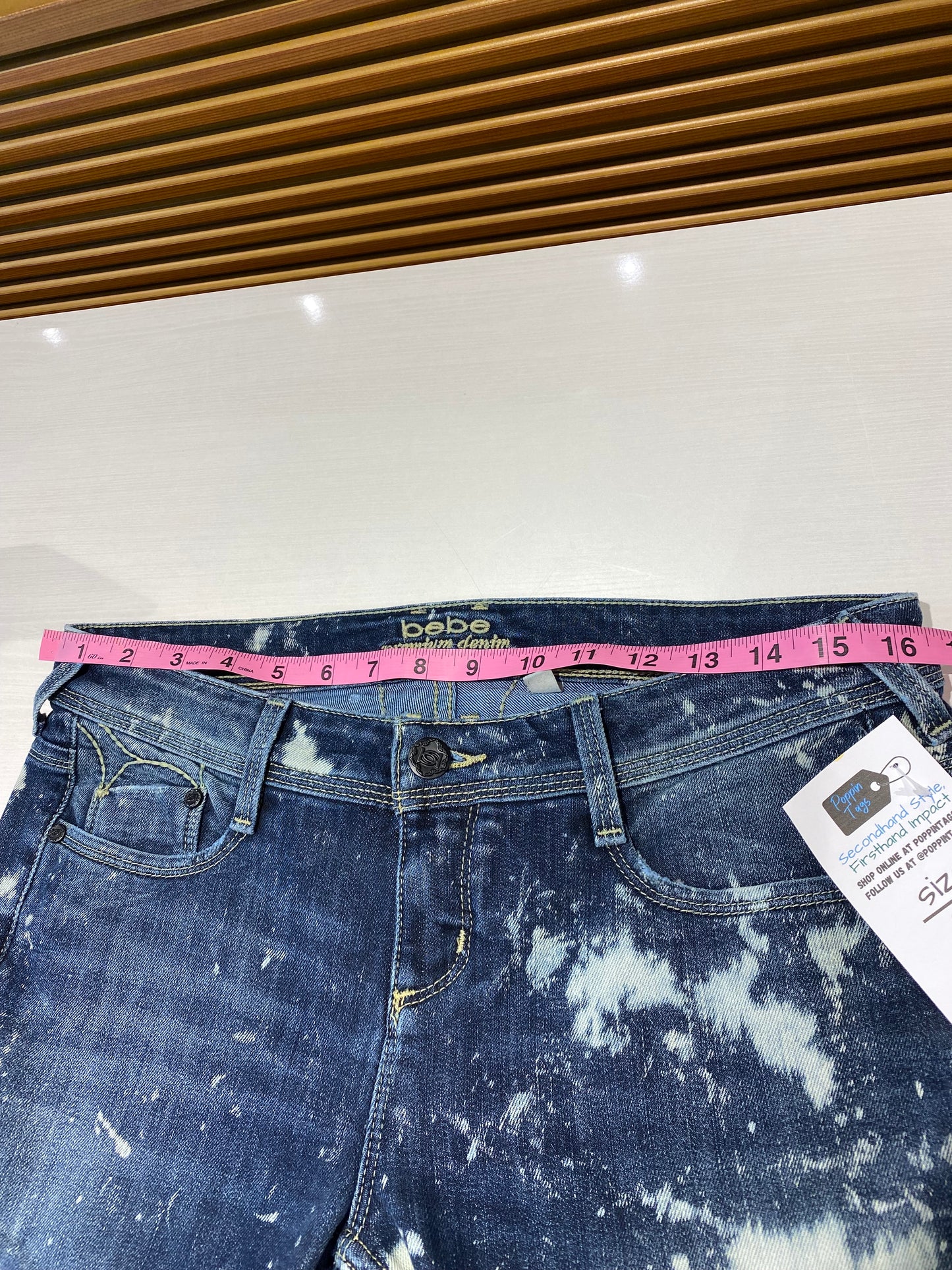 Bebe Premium Denim Jeans Flare Y2K - Size 29