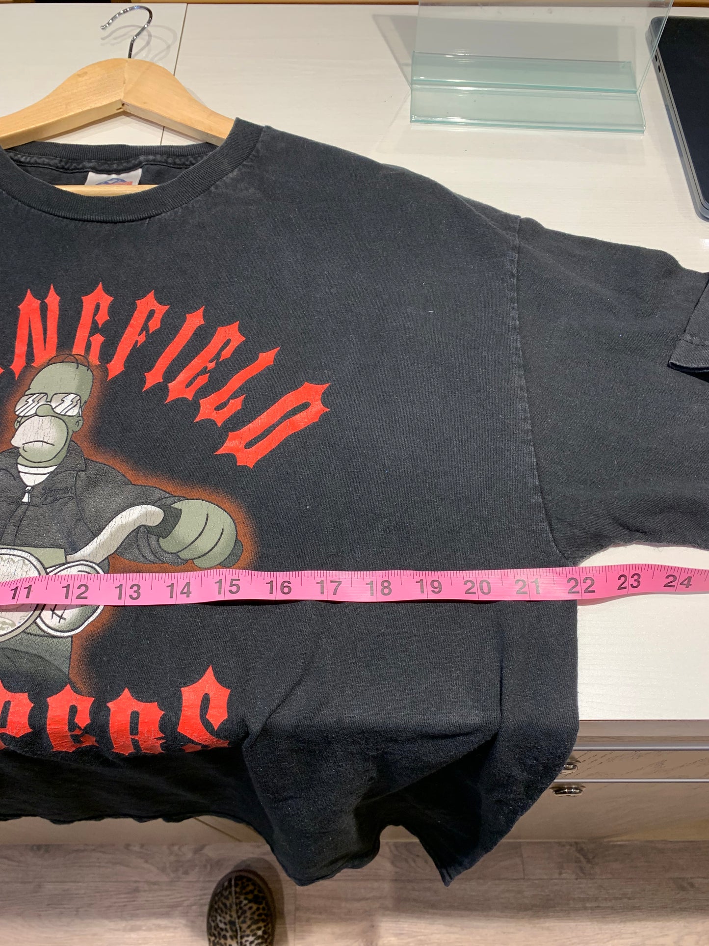 ALStyle Apparel and Activewear Simpsons Vintage 2004 Springfield Choppers T-Shirt - XL