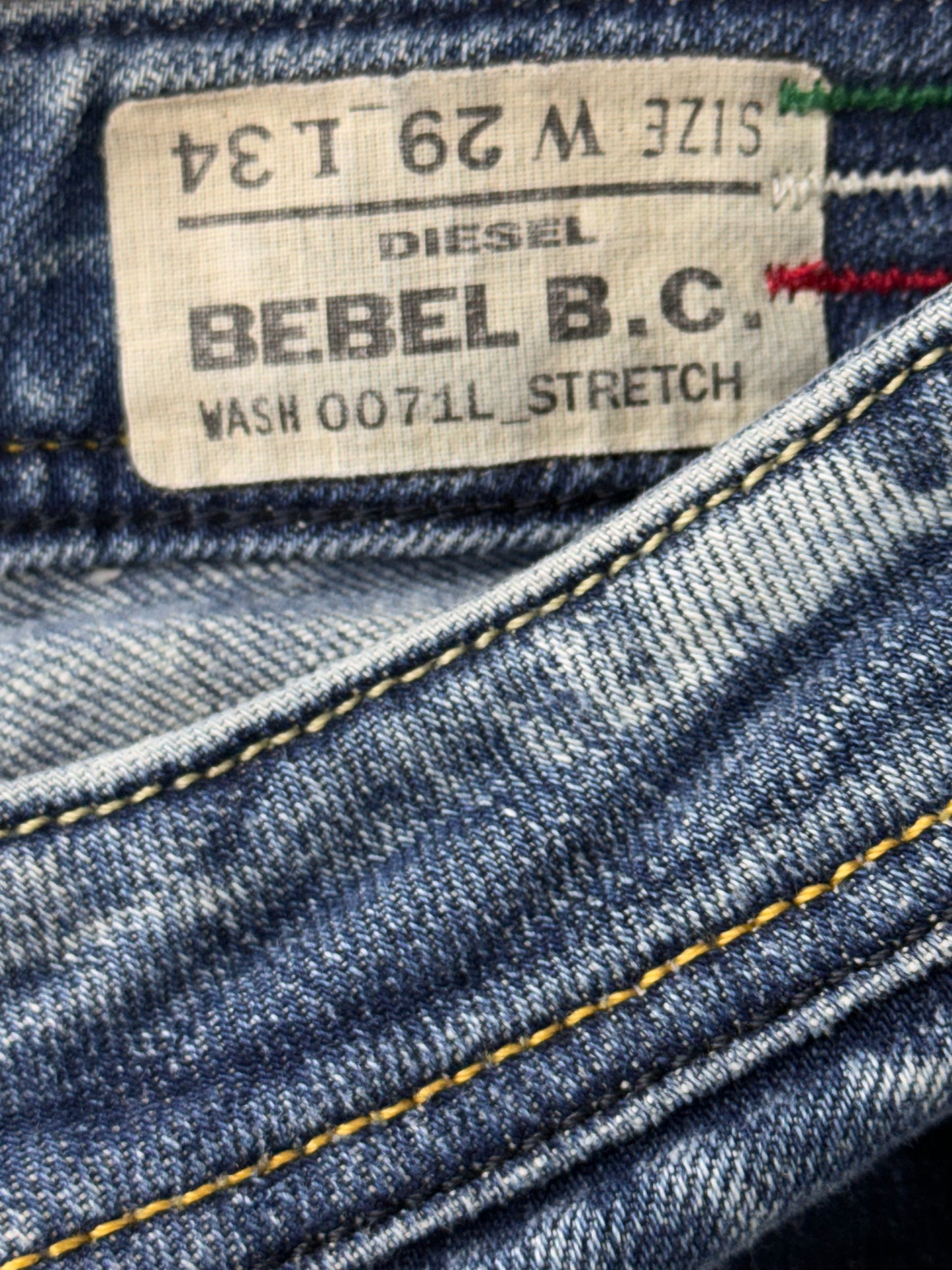 Diesel Bebel B.C Men's Jeans Blue - Size W29 x L34