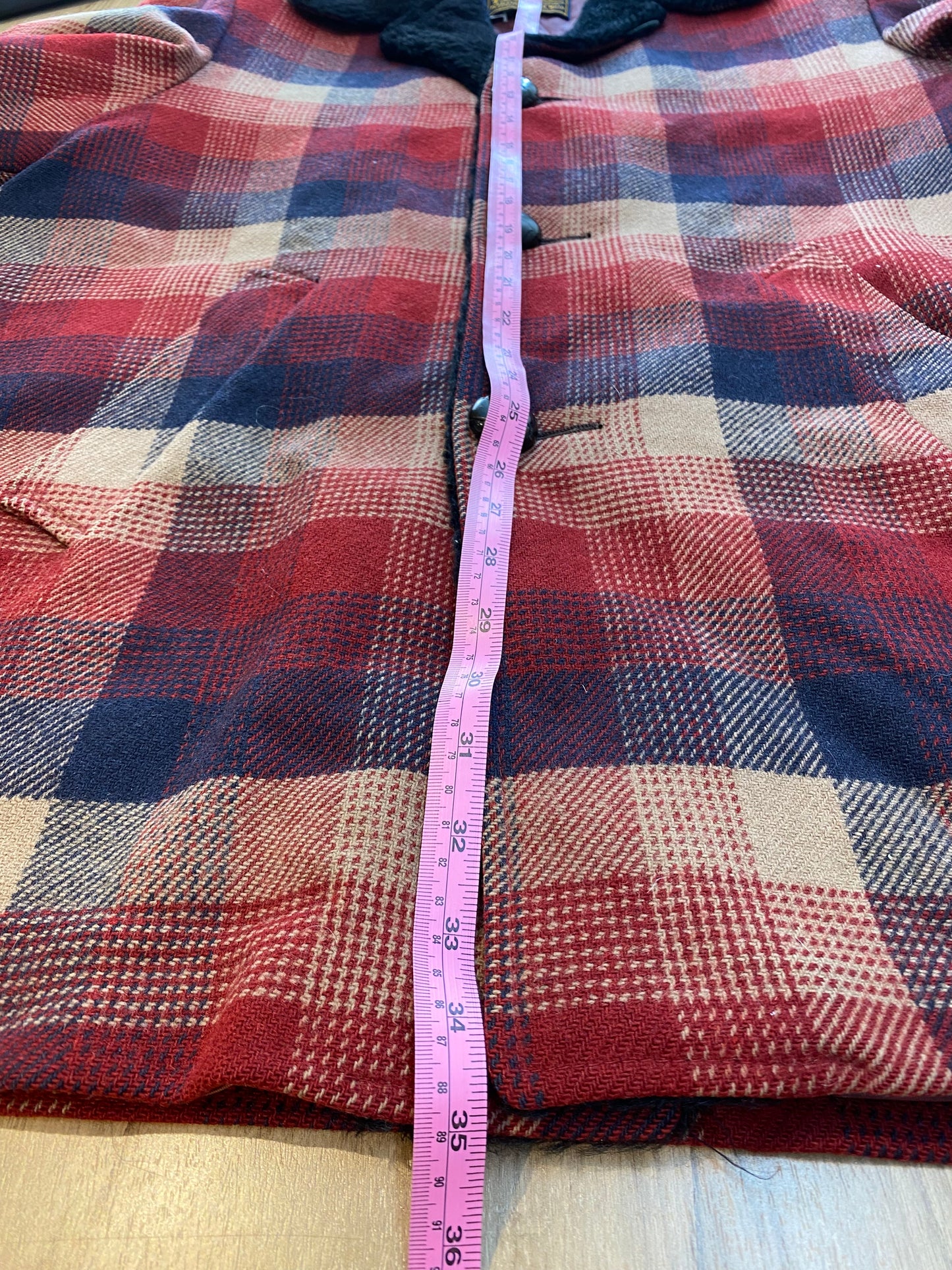 Pendleton Vintage Wool Plaid Jacket Multicolor - Men's Size Large
