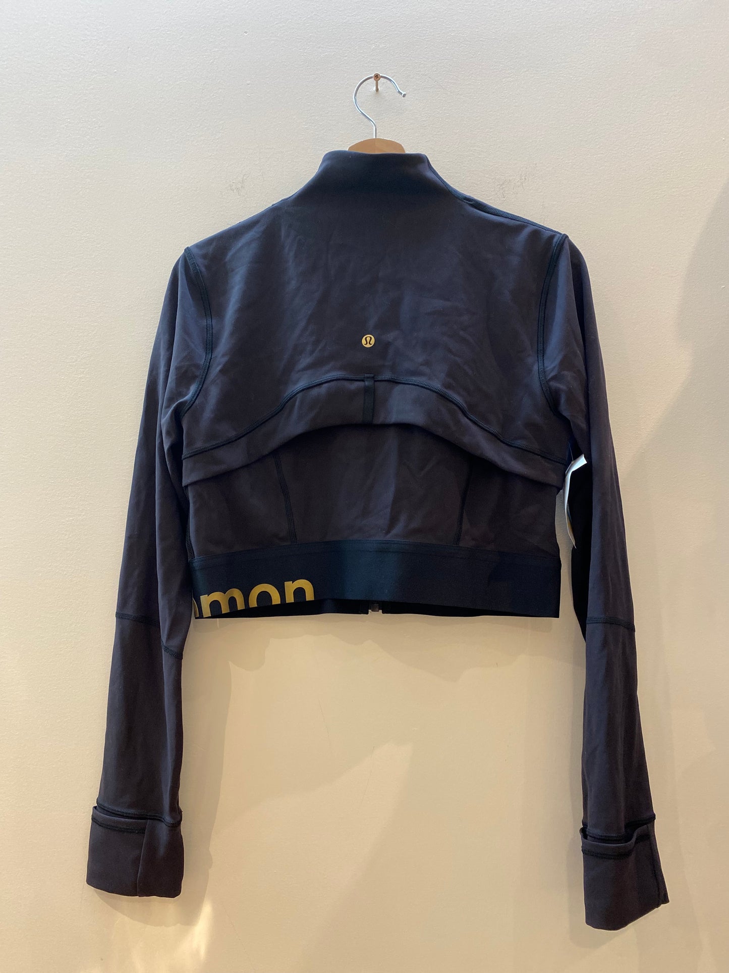 Lululemon Define Jacket Special Edition Cropped Gold Black Everlux - Size 6