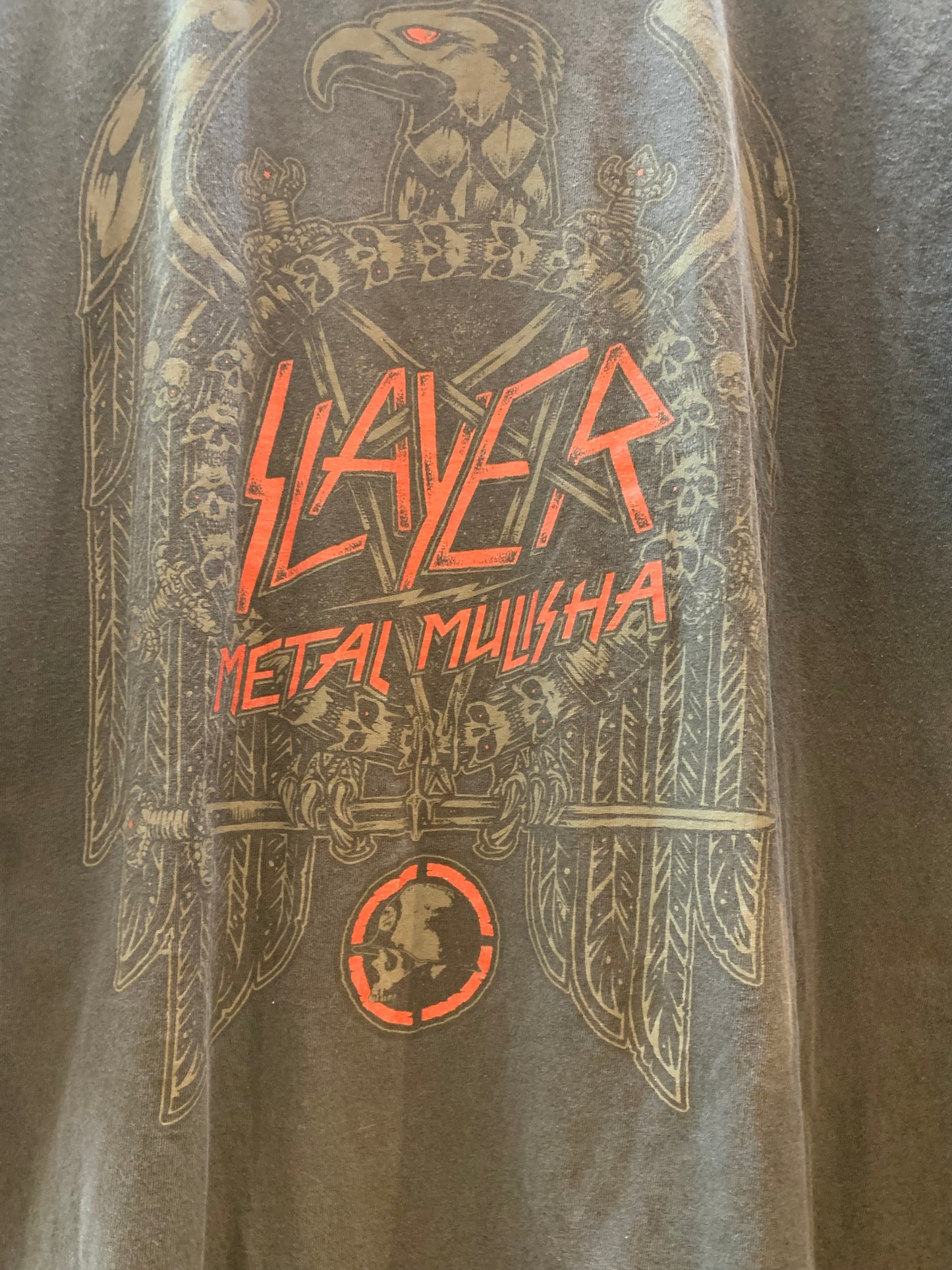 Slayer x Metal Mulisha Graphic Band Tee Vintage Y2K Black - Men’s XL
