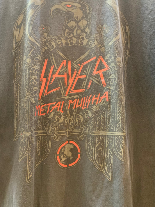 Slayer x Metal Mulisha Graphic Band Tee Vintage Y2K Black - Men’s XL