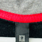 Red Dragon Y2K Zip Up Men's Hoodie Grey - Size Large