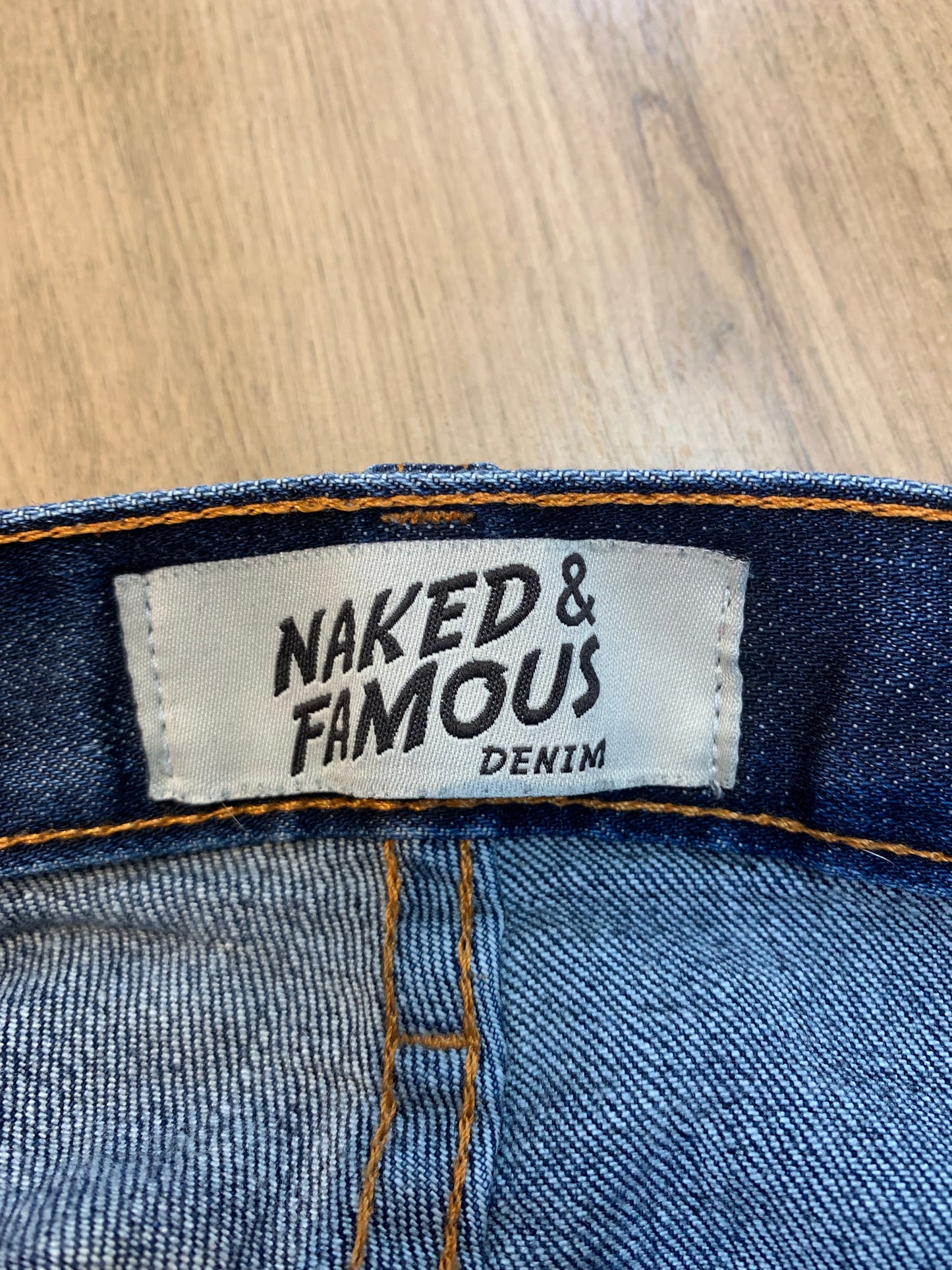 Naked & Famous Denim Easy Guy Denim Jeans Blue - Size 33 x 30