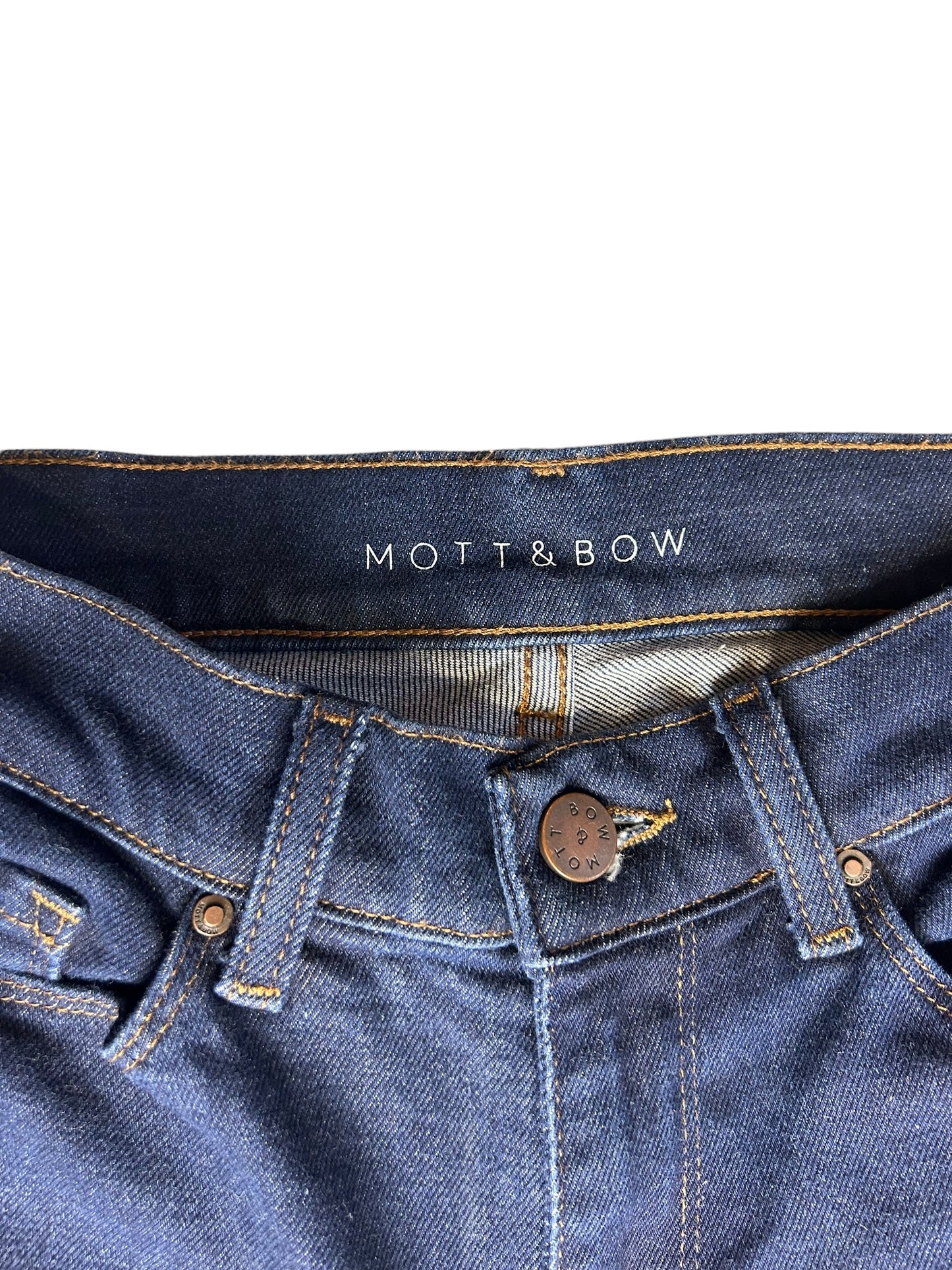 Mott & Bow Women's Skinny Jeans Denim Dark Indigo - Size 24