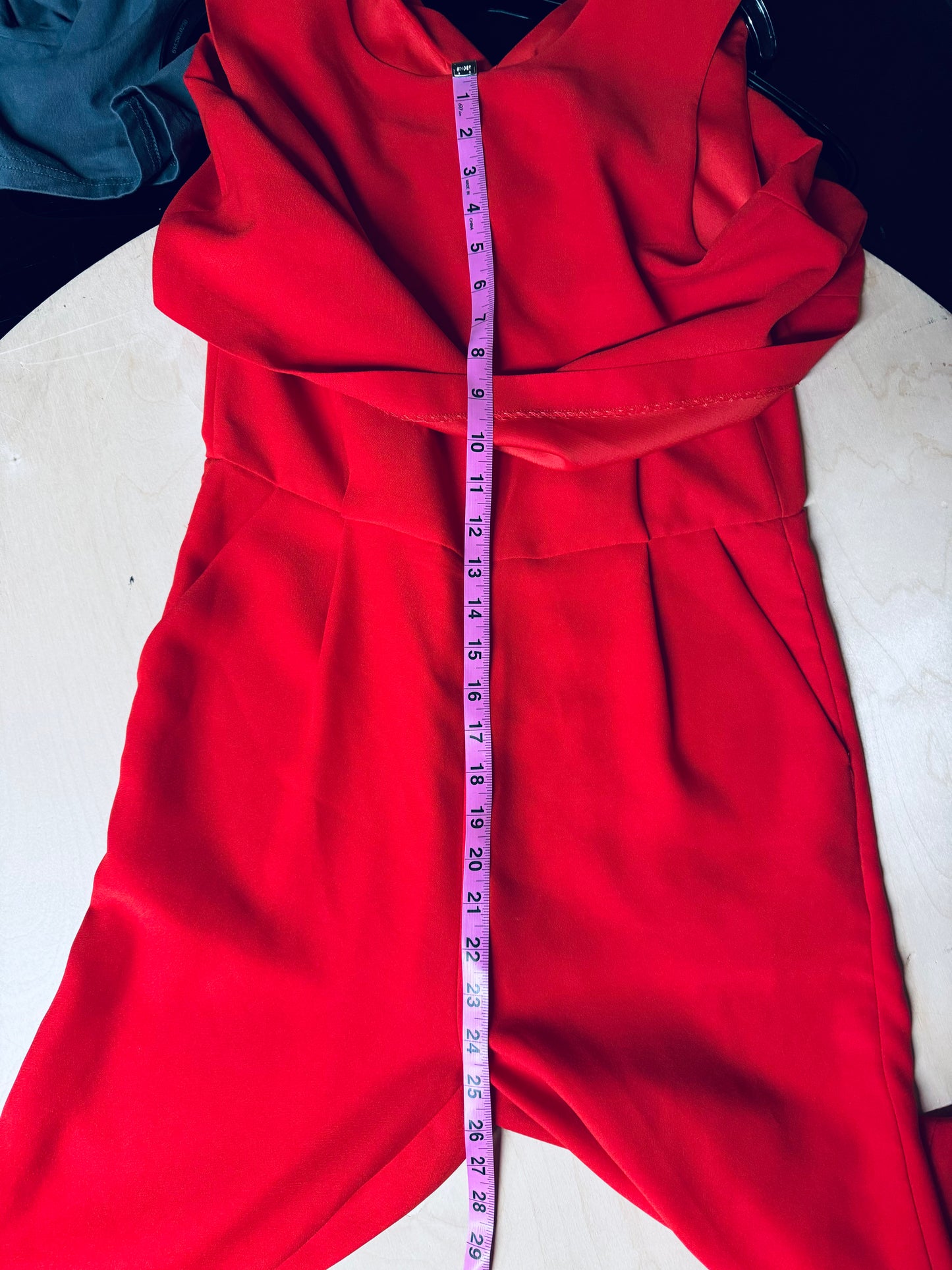 Just Female Women’s Jumpsuit Sleeveless Red - Size Small