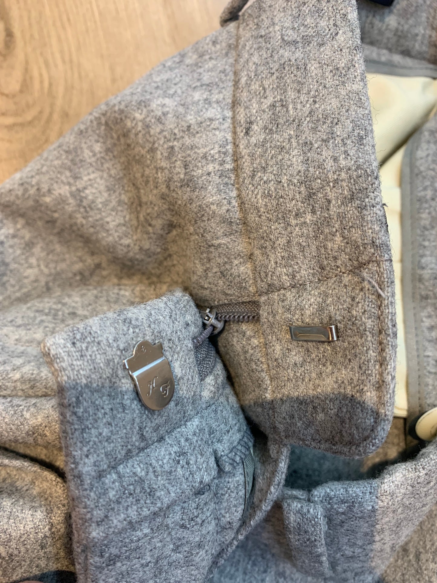 Polo Ralph Lauren Wool Trousers Pants Light Grey - Size 36 x 32