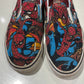 Vans Marvel Spiderman Slip On Shoes - Size Women's 10.5/Men's 9