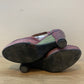John Fluevog Simone wine platform heels size 6
