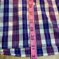 Eton Plaid Dress Shirt Purple/Blue - Size 41 Contemporary 16
