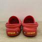 Crocs Lightning McQueen Clog Shoe Red - Size 6W/8M